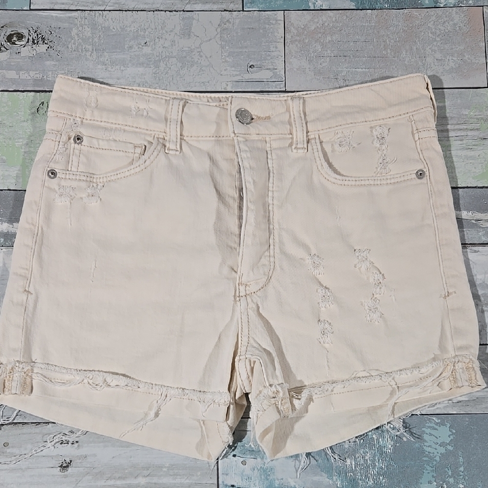 Pilcro Button Fly Jean Shorts Sz 27